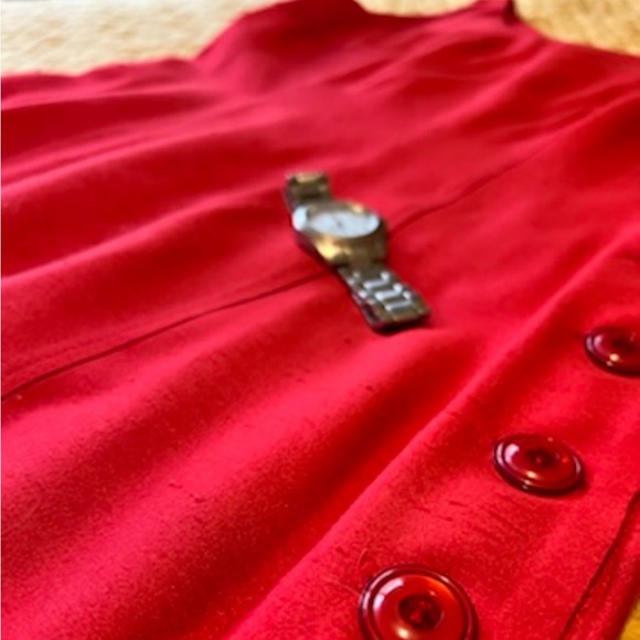 VINTAGE | MISS SCARLETT Side Button-Down Dress | 10 🤨 - Picture 5 of 6